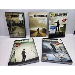 AMC The Walking Dead Dvd Boxsets Seasons 1-5 |  Season 1 , 4 & 5 Are Sealed